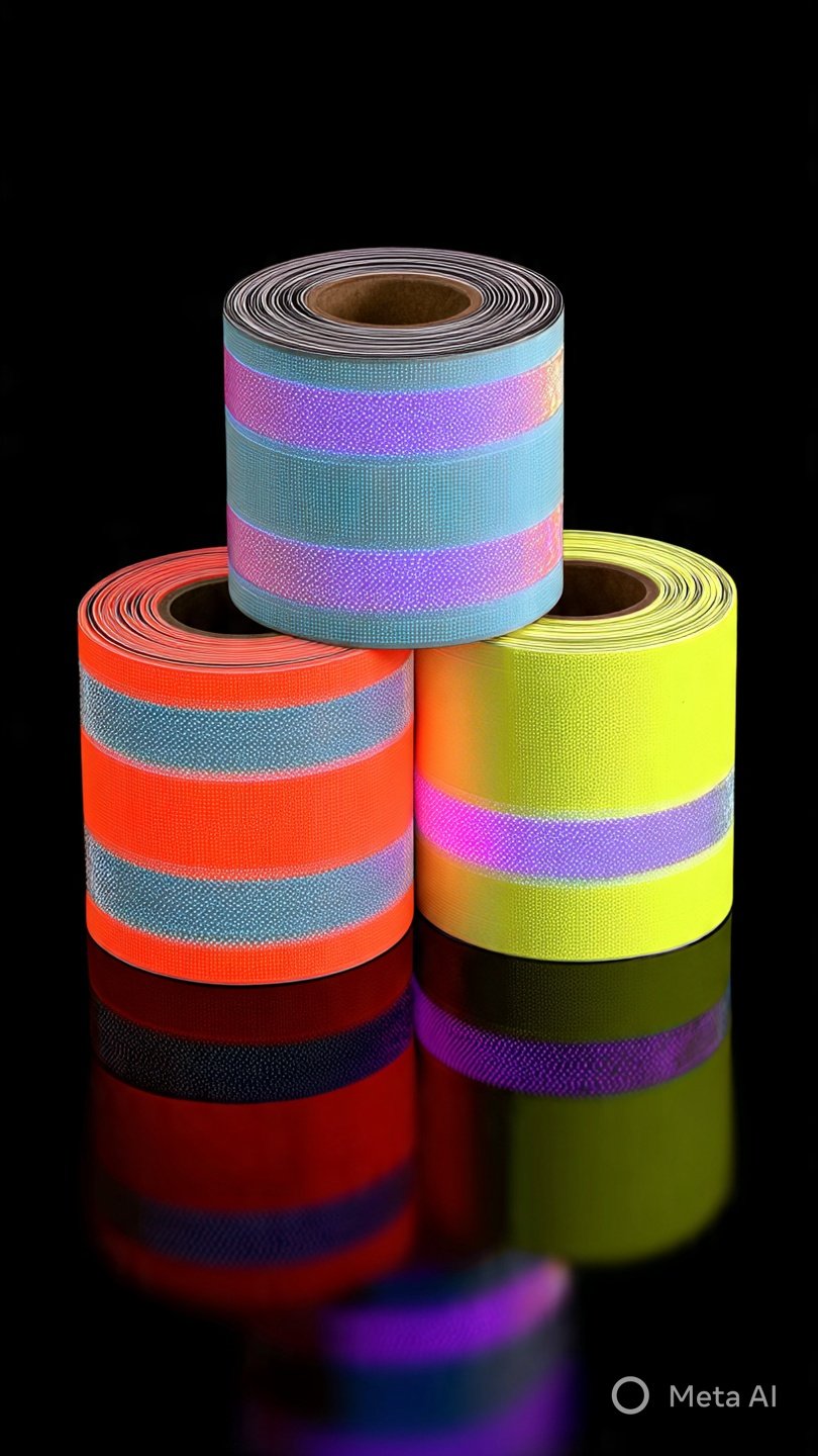 3 Rolls High-Visibility Reflective Tape