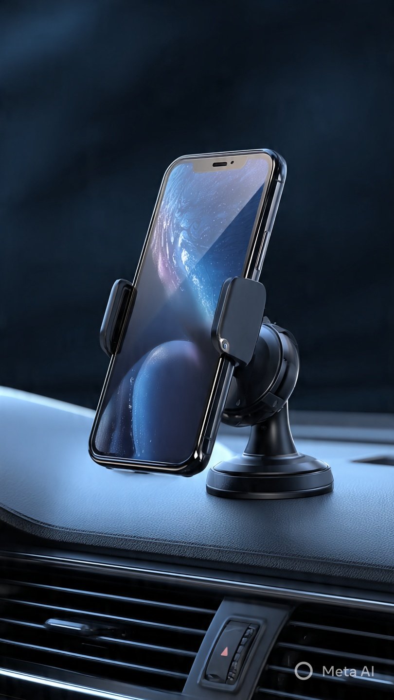 2026 Upgraded Vacuum Suction Phone Holder for Car