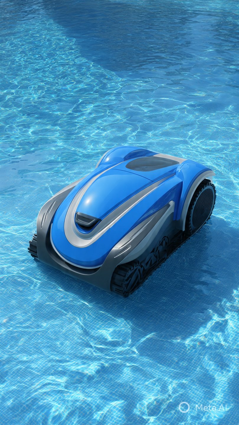 Automatic Cordless Robotic Pool Cleaner Robot