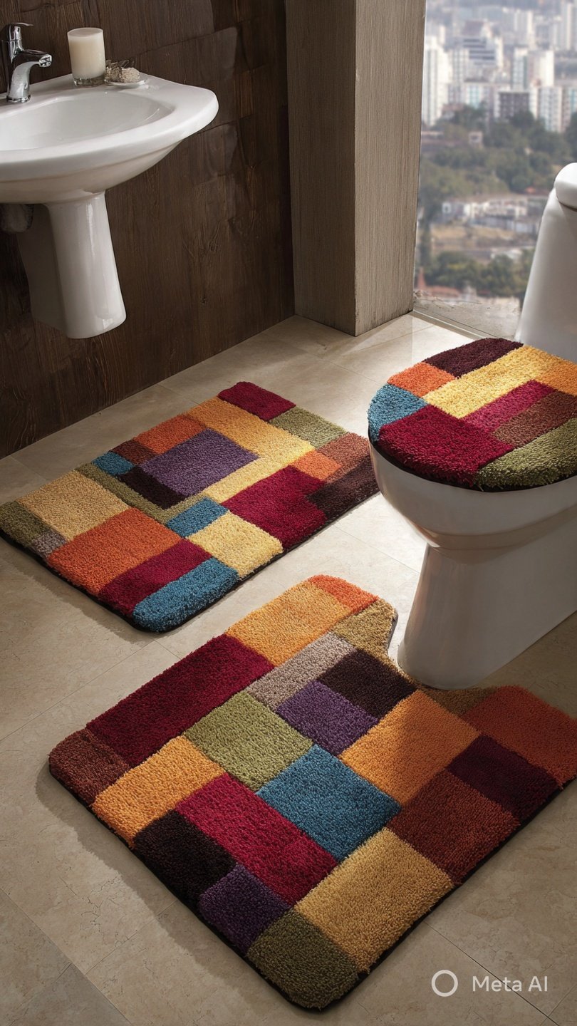 Bathroom Rug Sets 3 Piece