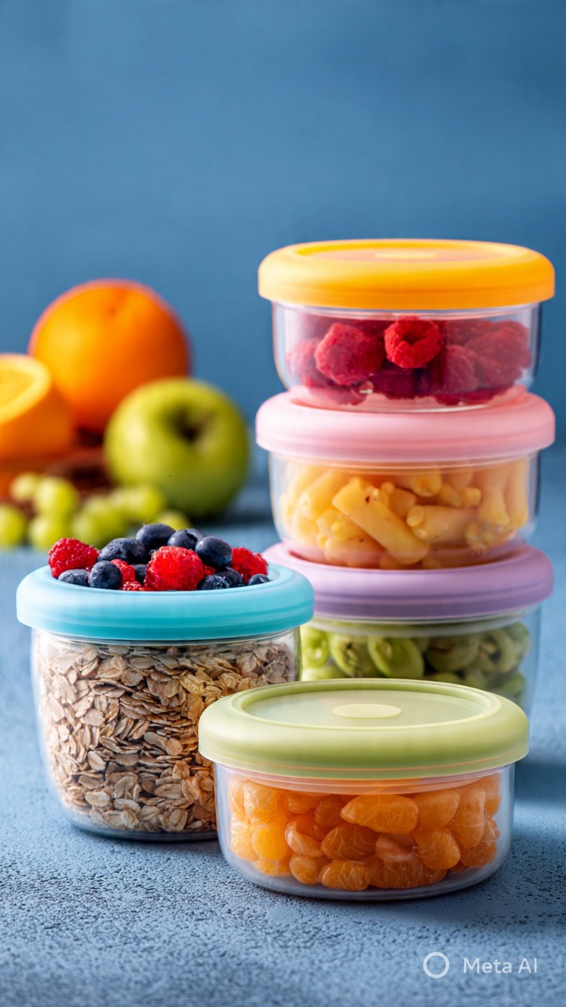 Reusable Silicone Stretch Lids for Food Storage