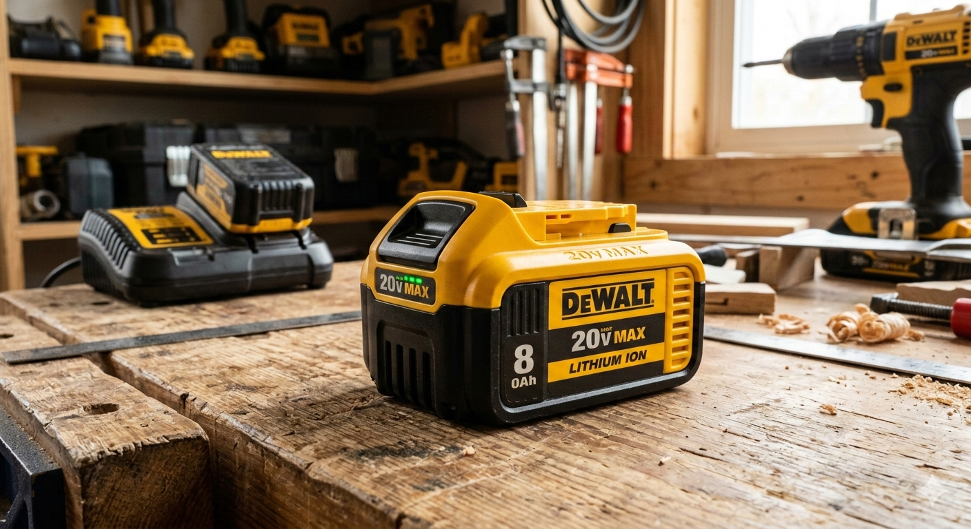 8000mAh Battery for Dewalt 20V Max Battery