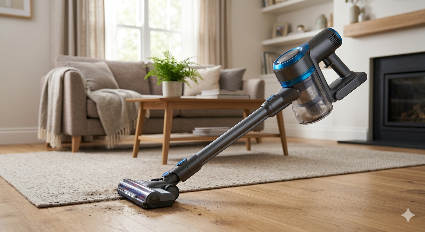 Cordless Vacuum Cleaner, 25kPA Vacuum Cleaners for Home