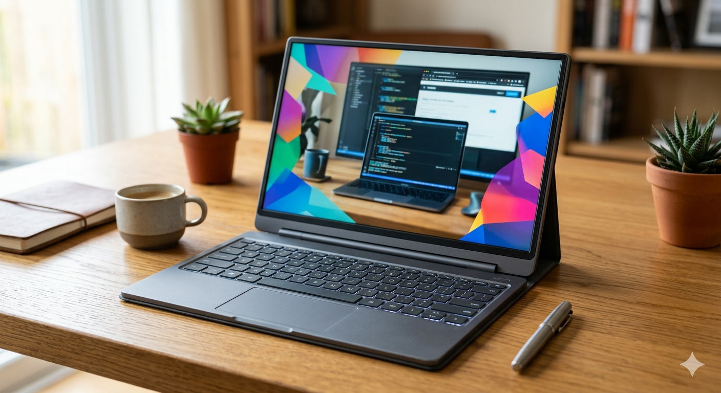 Portable Monitor with Keyboard