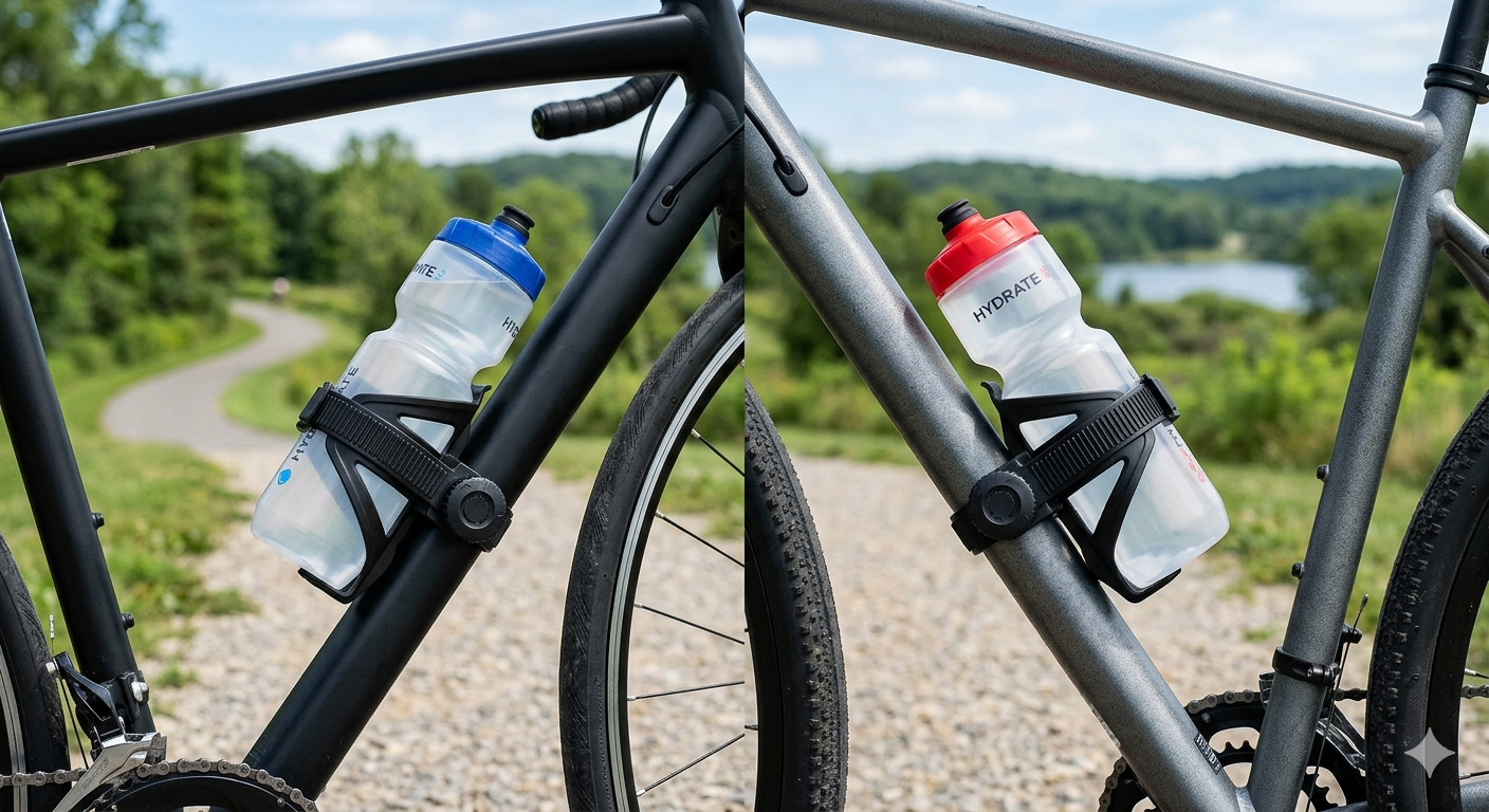2 Pack Bike Water Bottle Holder No Screws