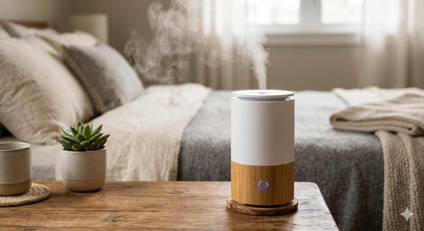 Bamboo Ultrasonic Cool Mist Humidifier