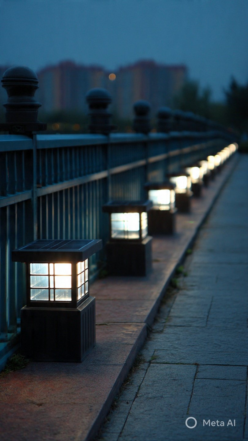 Solar Fence Lights Outdoor Waterproof High Brightness LED