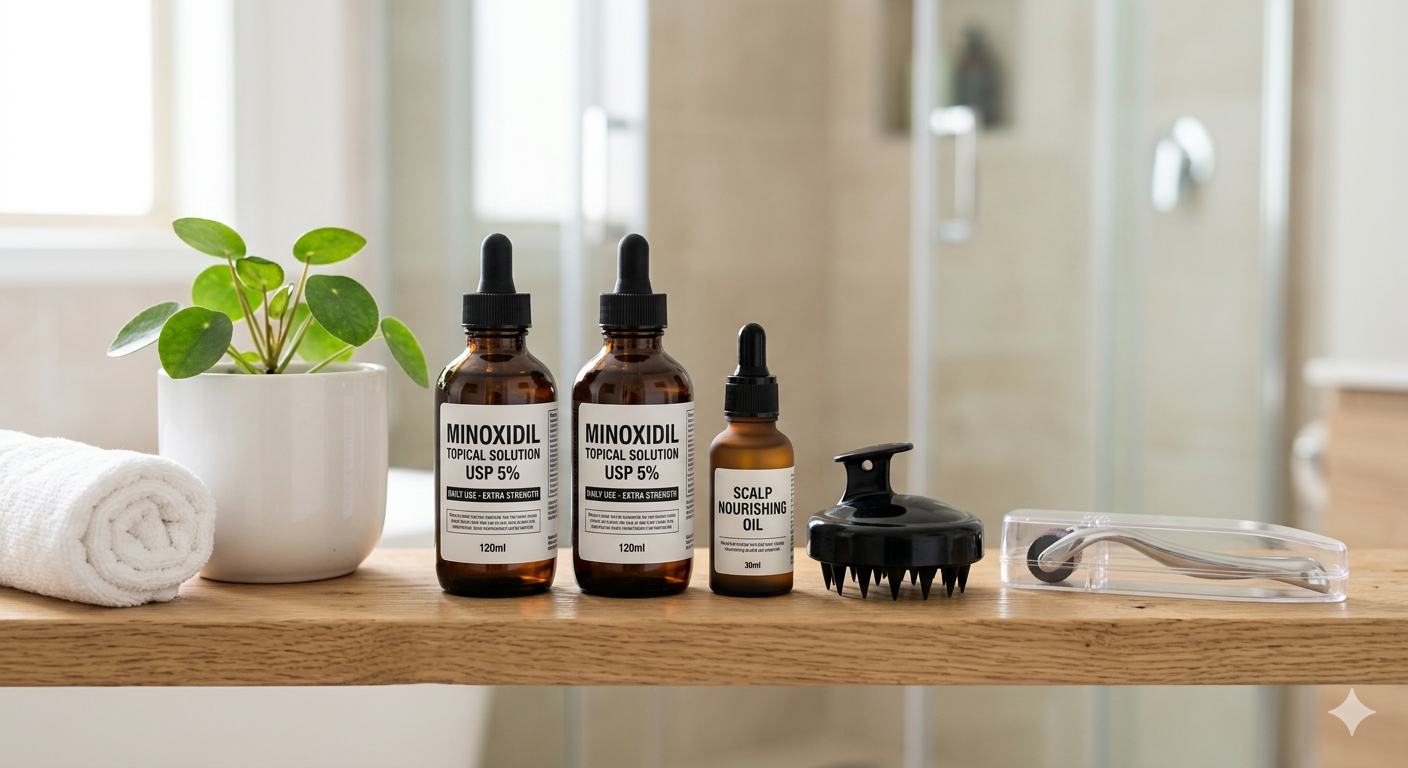 5% Minoxidil for Men and Women Hair Growth Kit