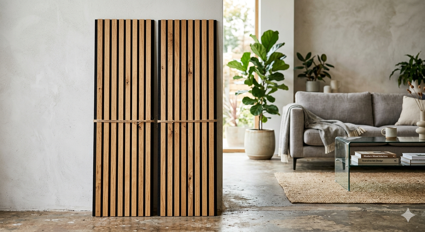 2 Pack Wood Panels for Wall