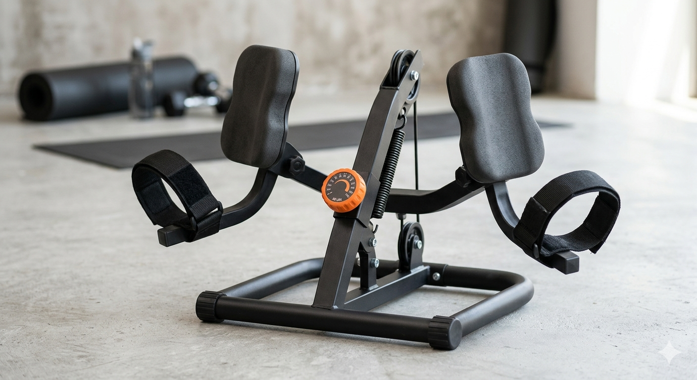 3rd Gen Thigh 0-100 lbs Adjustable Resistance Inner Leg Exercisers with Leg Straps