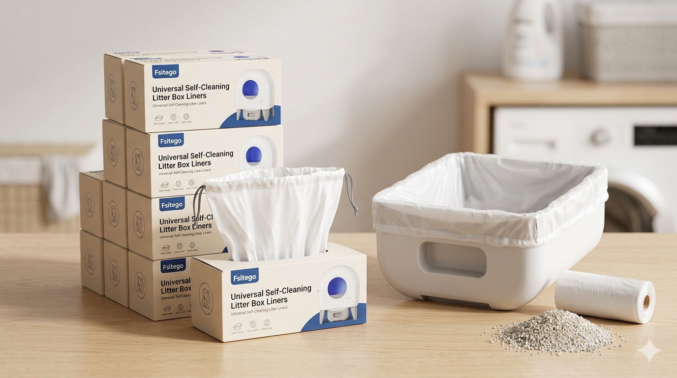 Cat Litter Box Liners for Fsitego and Fumoi Self Cleaning Litter Box