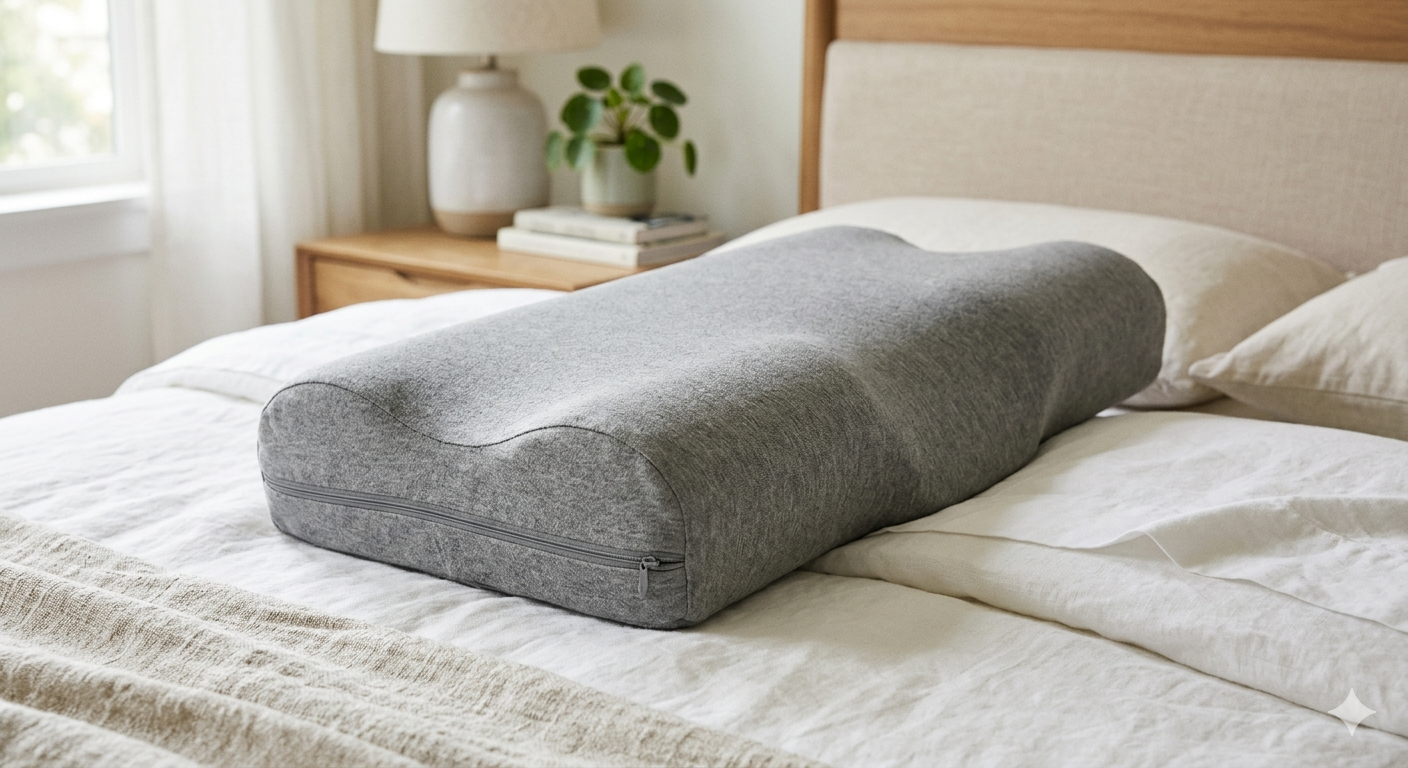 Contour Pillow Case Cover with Zipper
