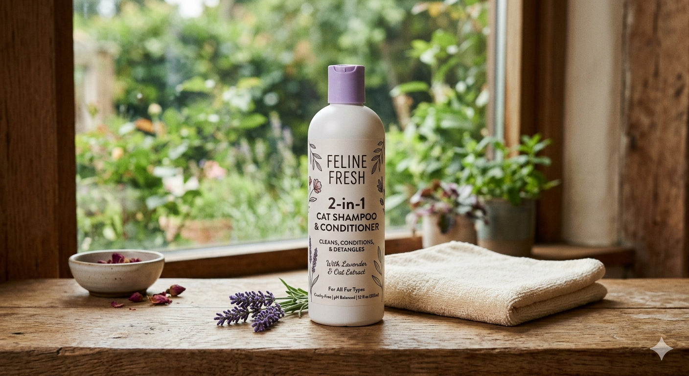 Cat Shampoo & Conditioner 2-in-1