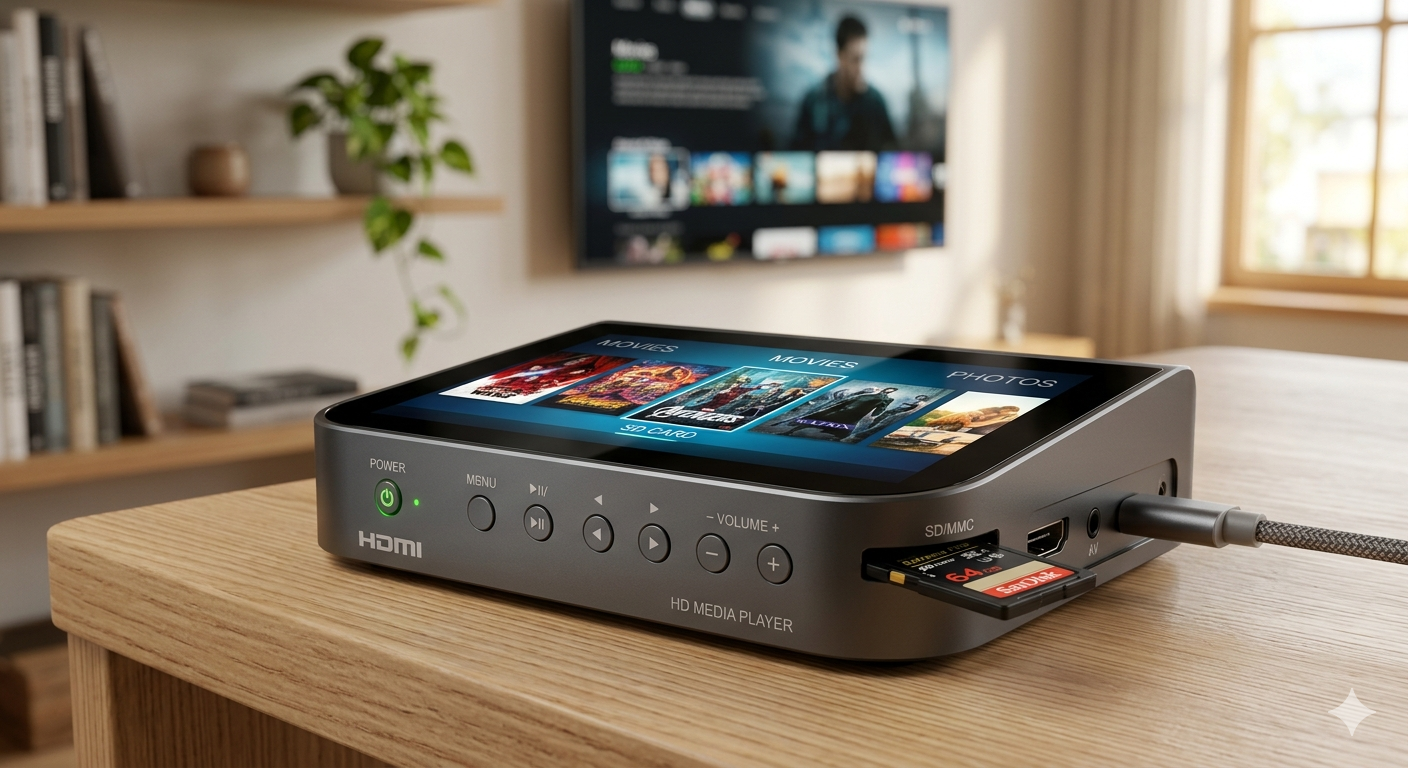 HD Media Player with SD card
