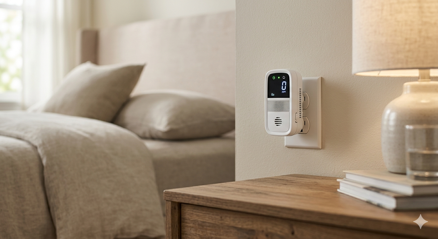 Carbon Monoxide Detectors, Plug in CO Detector with LED Digital Display