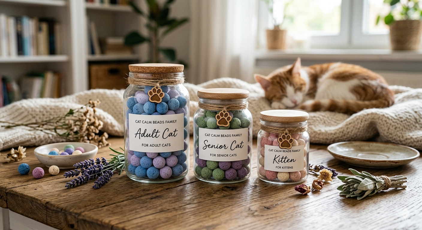 Cat Calm Beads Family