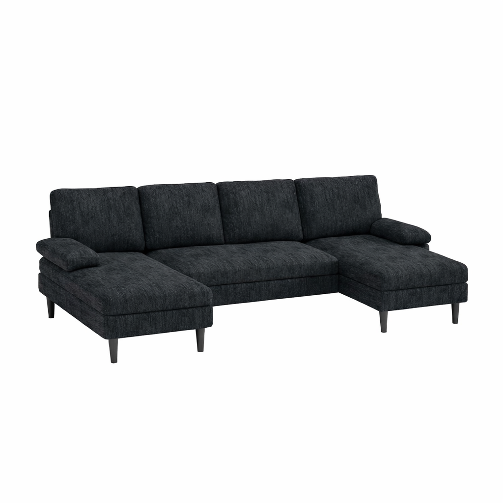 U-shaped sectional sofa