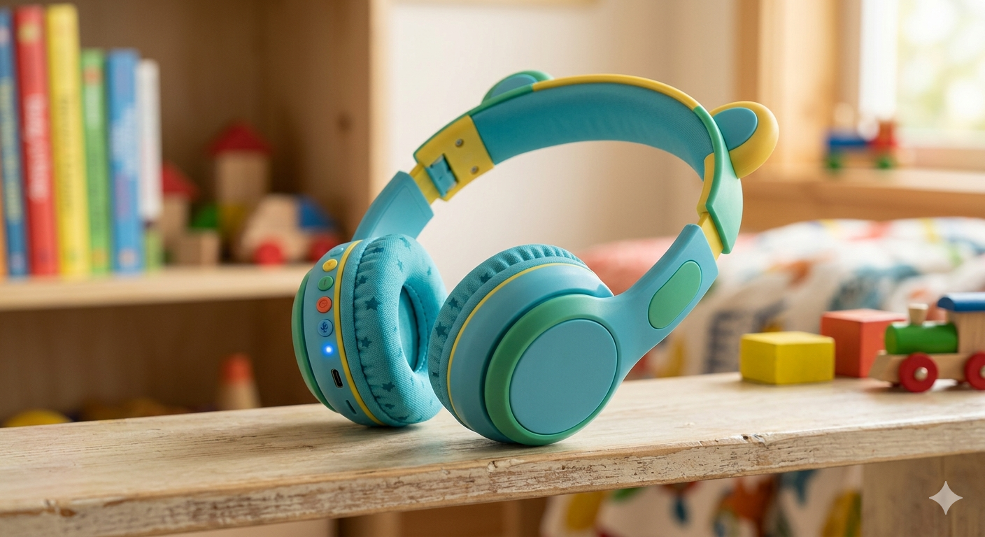 Bluetooth Kids Headphones, Wireless Headphones for Kid with Mic