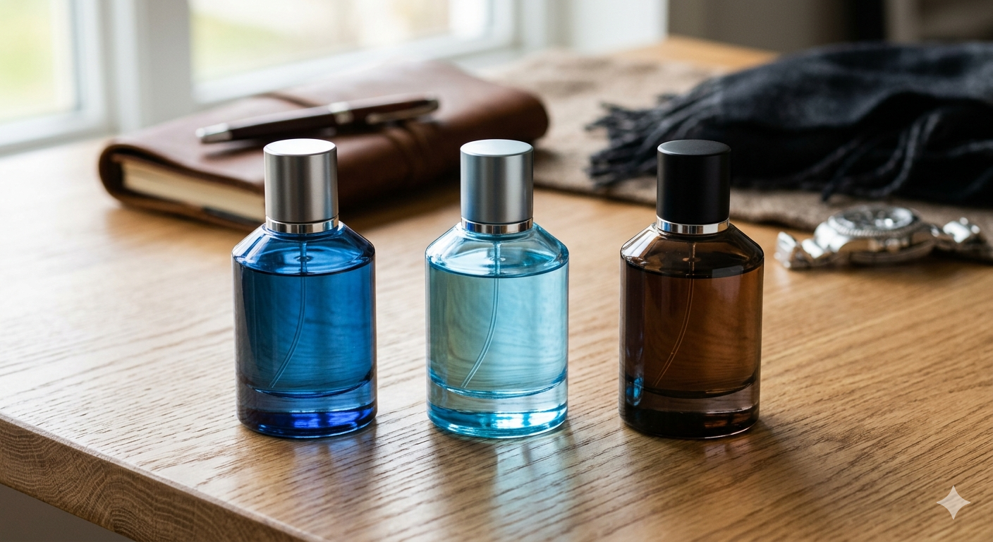 3-Piece Cologne for Men Set - 50ml Each, Ocean/Sky/Club Perfume for Men