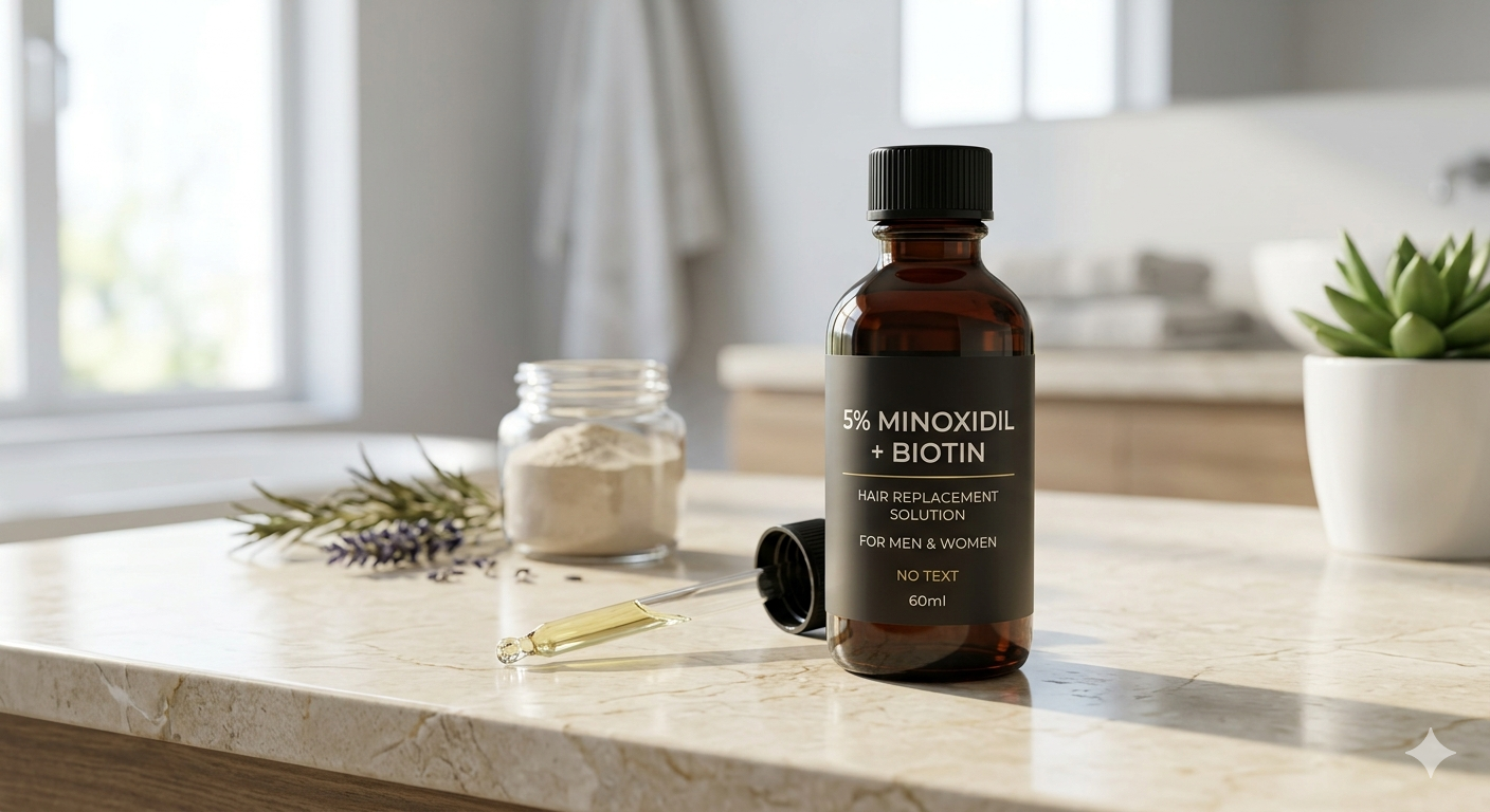 5% Minoxidil with Biotin for Men and Women