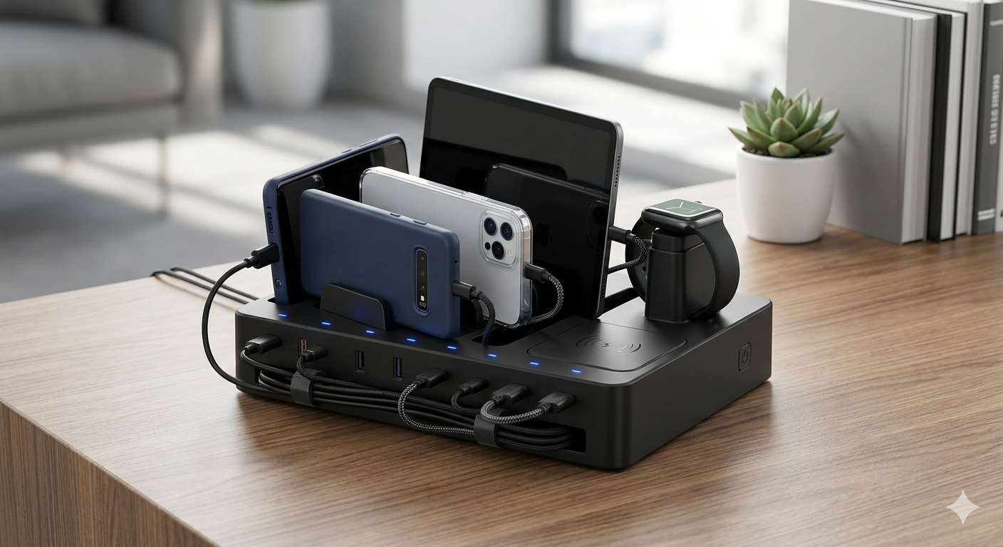 charging station for multiple devices