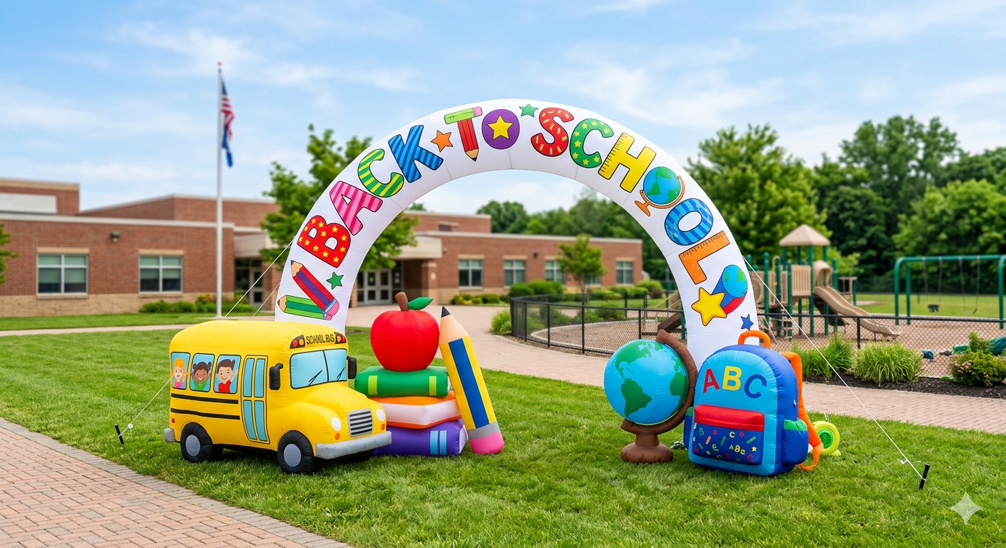 back to school inflatable decorations