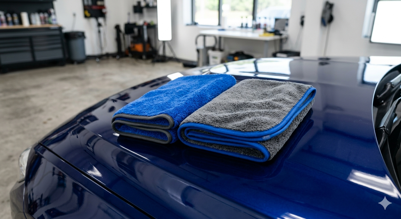2-Pack Microfiber Towels for Cars
