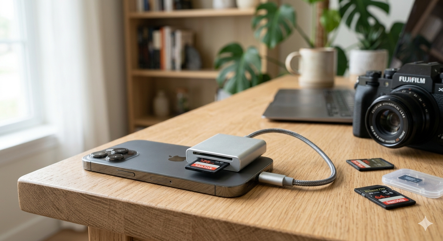 SD Card Reader for iPhone
