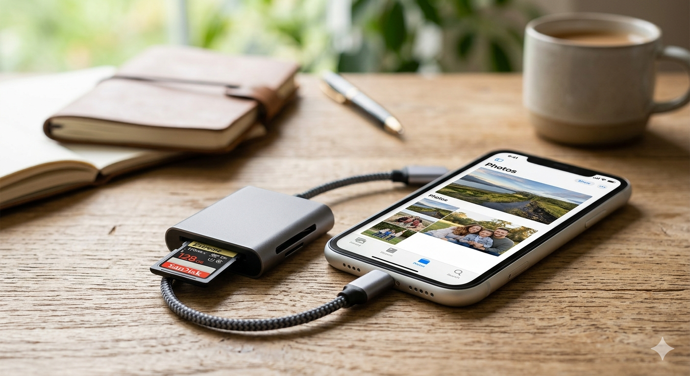 SD Card Reader for iPhone