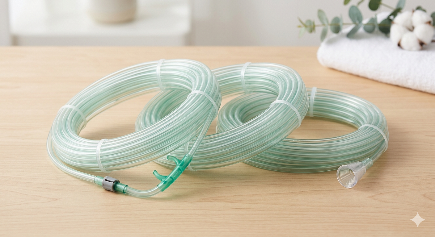 3pk Long Oxygen Tubing、50Ft Soft Nasal Cannula Tubing for Adults