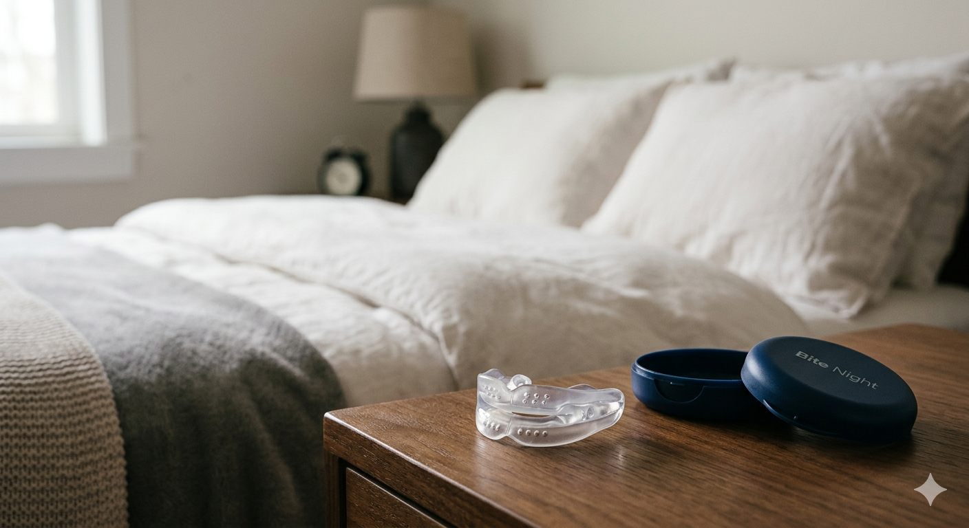 Bite Night Bruxism Anti Snoring Device Helps Reduce Snoring Comfortable and Easy to Clean for Men and Women Better Sleep