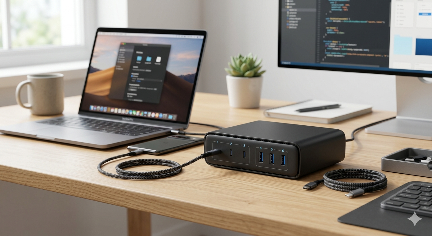 440W USB C Charger Multiport