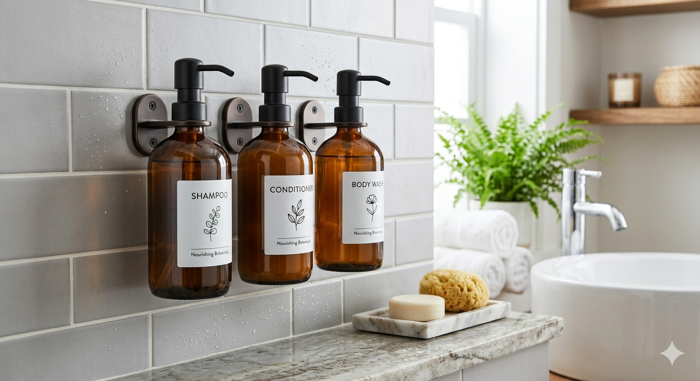 Shampoo and Conditioner Dispenser 3