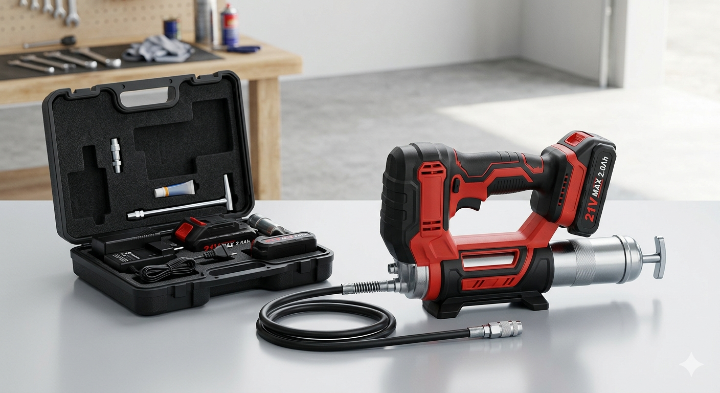 21V Cordless Electric Grease Gun Kit
