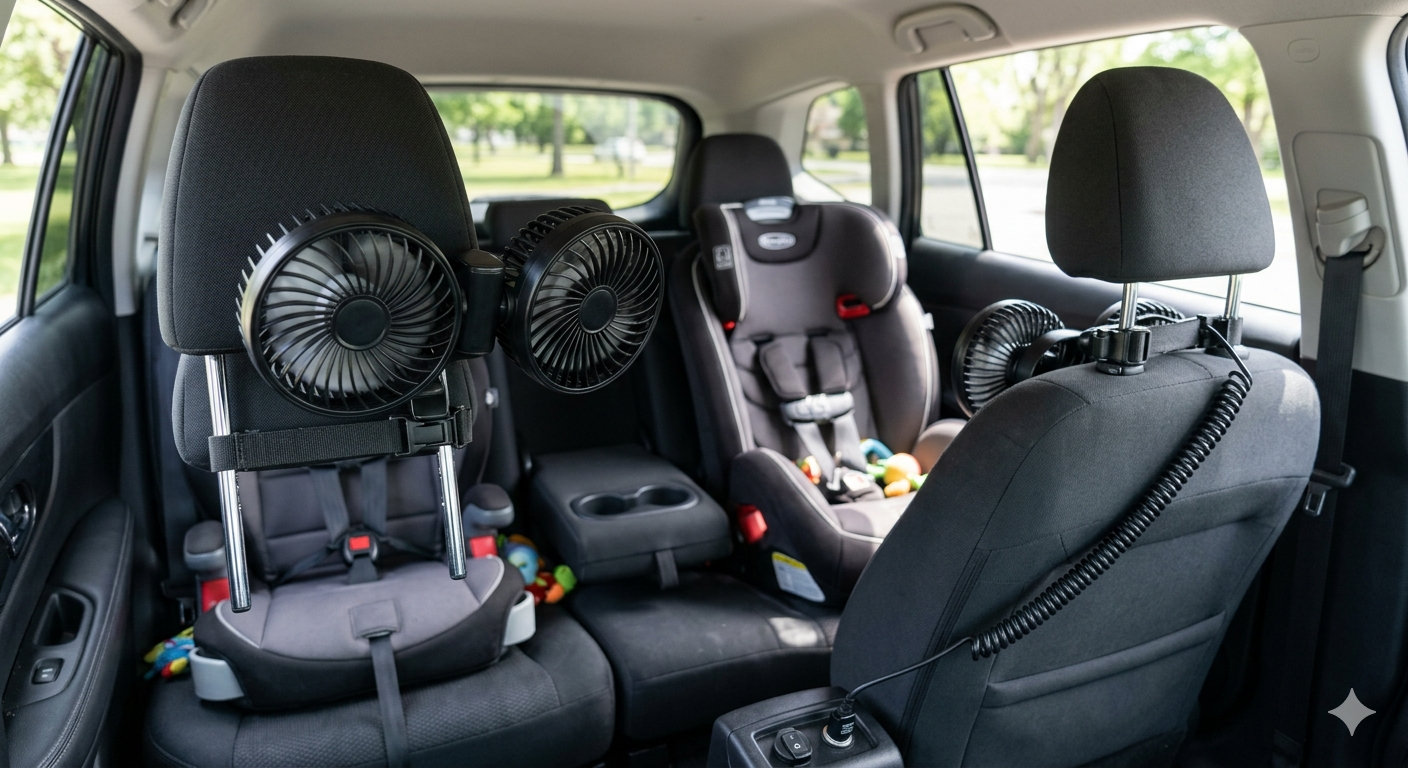 car fans for backseat for kids