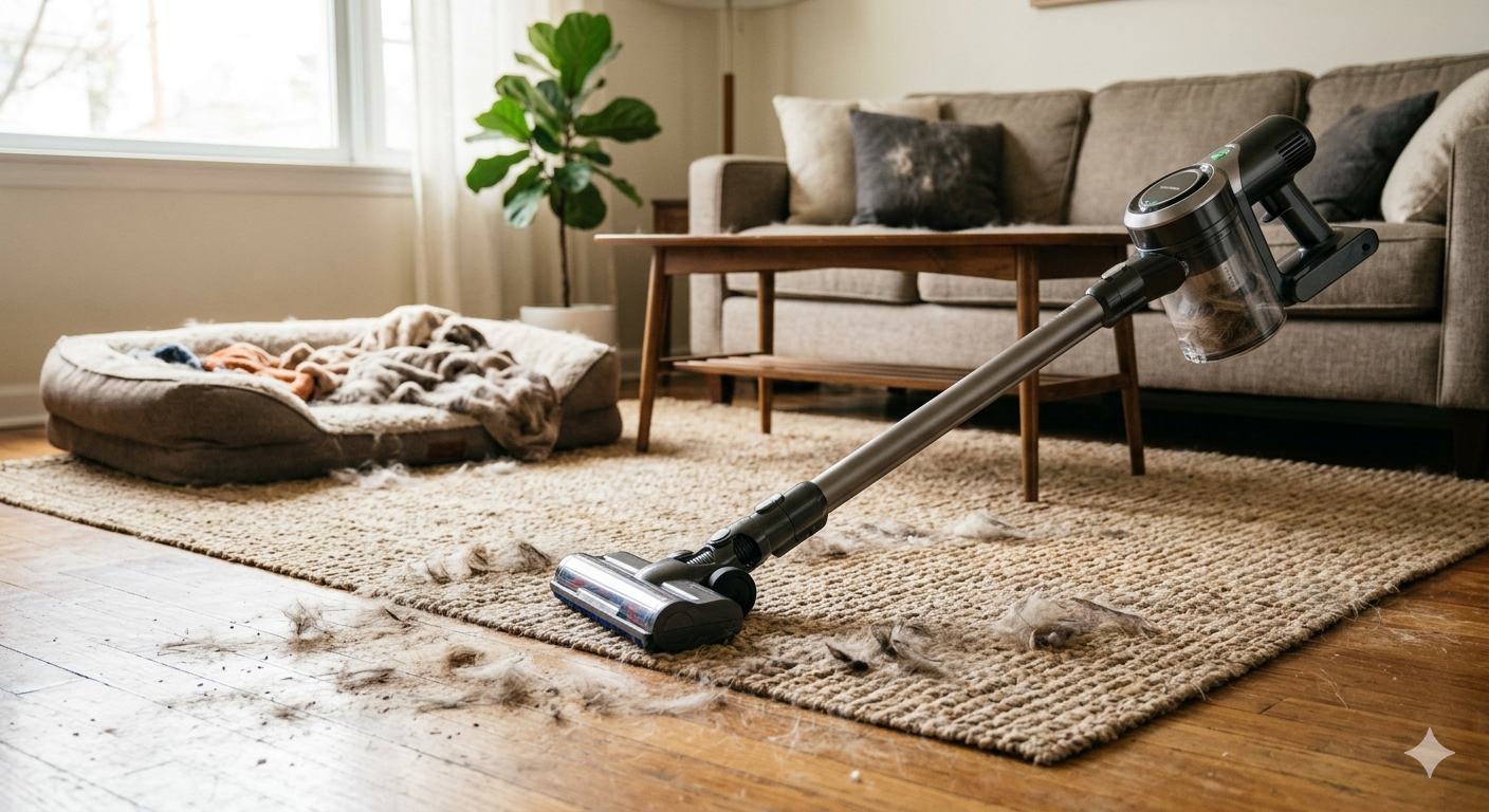 Cordless Vacuum Cleaner pet hair