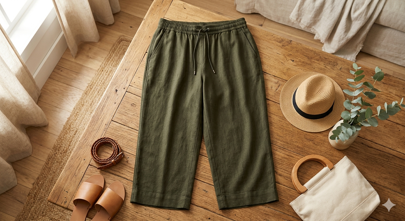 plus size cropped pants