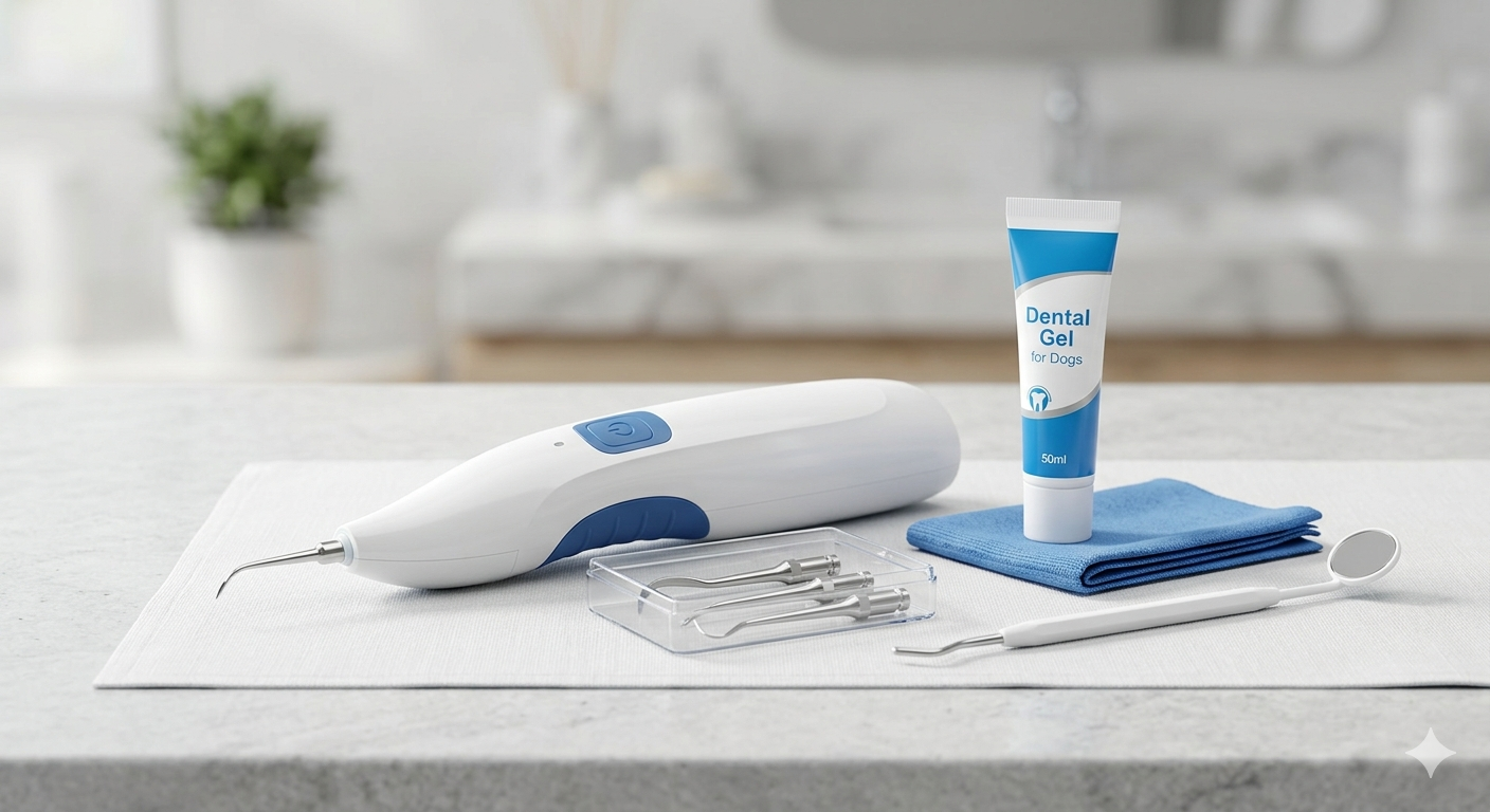 Tartar Remover Dog Teeth Cleaning Kit Ultrasonic for Dogs