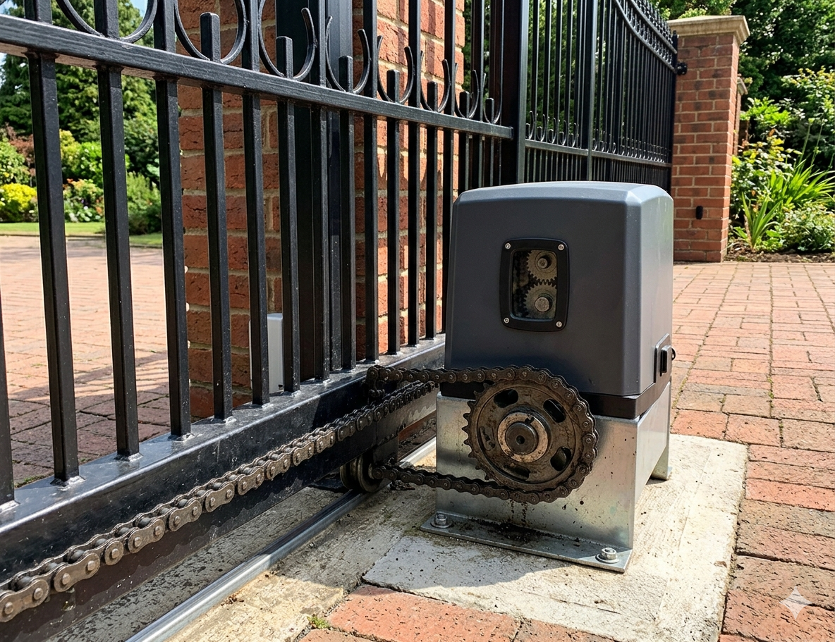 Blütezeit 1400lb Chain Drive Sliding Gate Opener