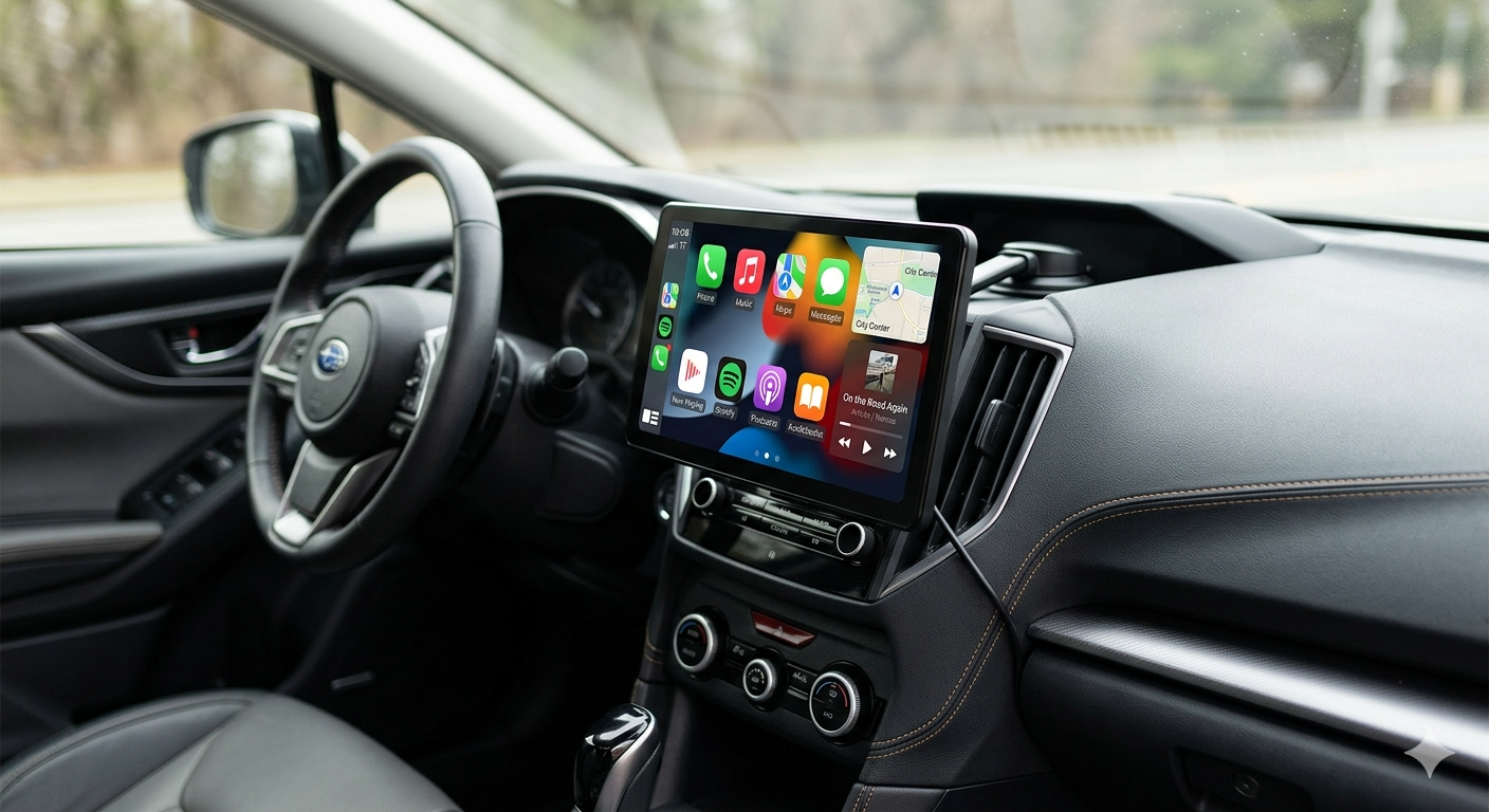 Wireless A-pple Carplay Screen for Car