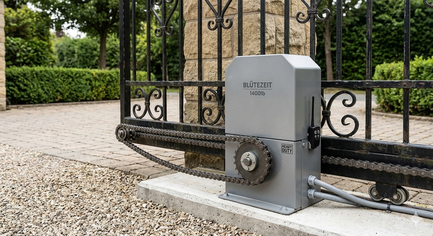 Blütezeit 1400lb Chain Drive Sliding Gate Opener