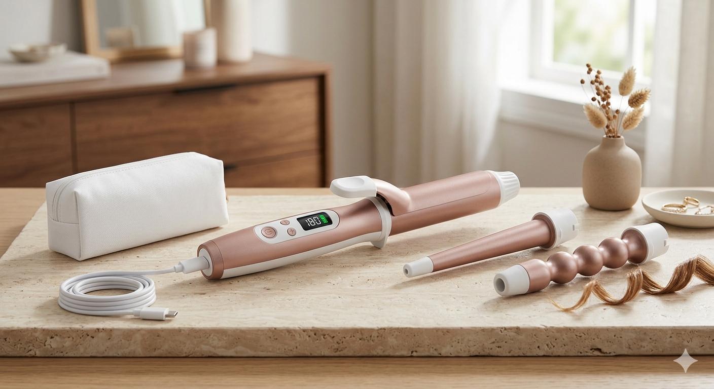 3 in 1 Cordless Hair Curler