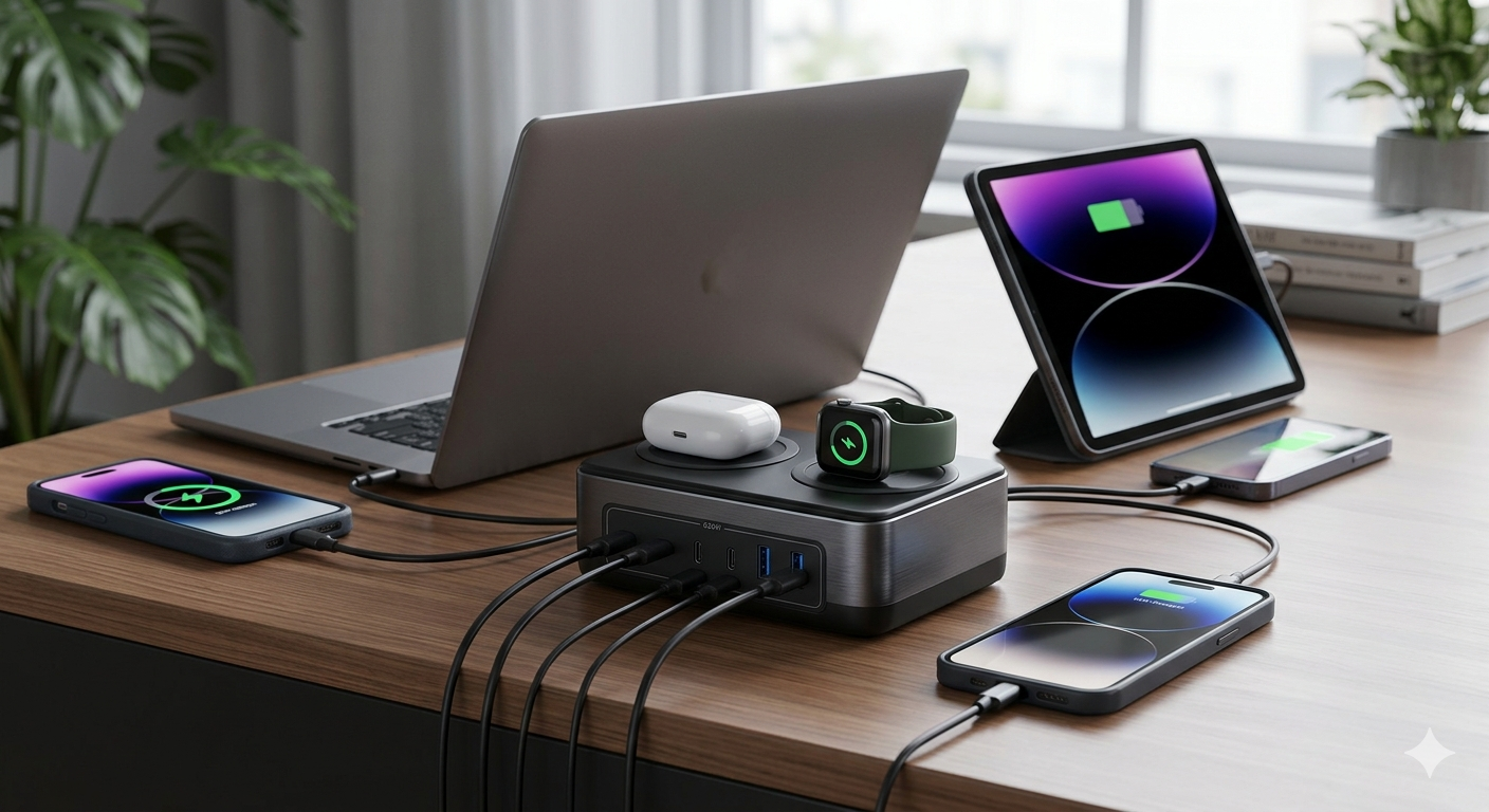 620W Charging Station for Multiple Devices