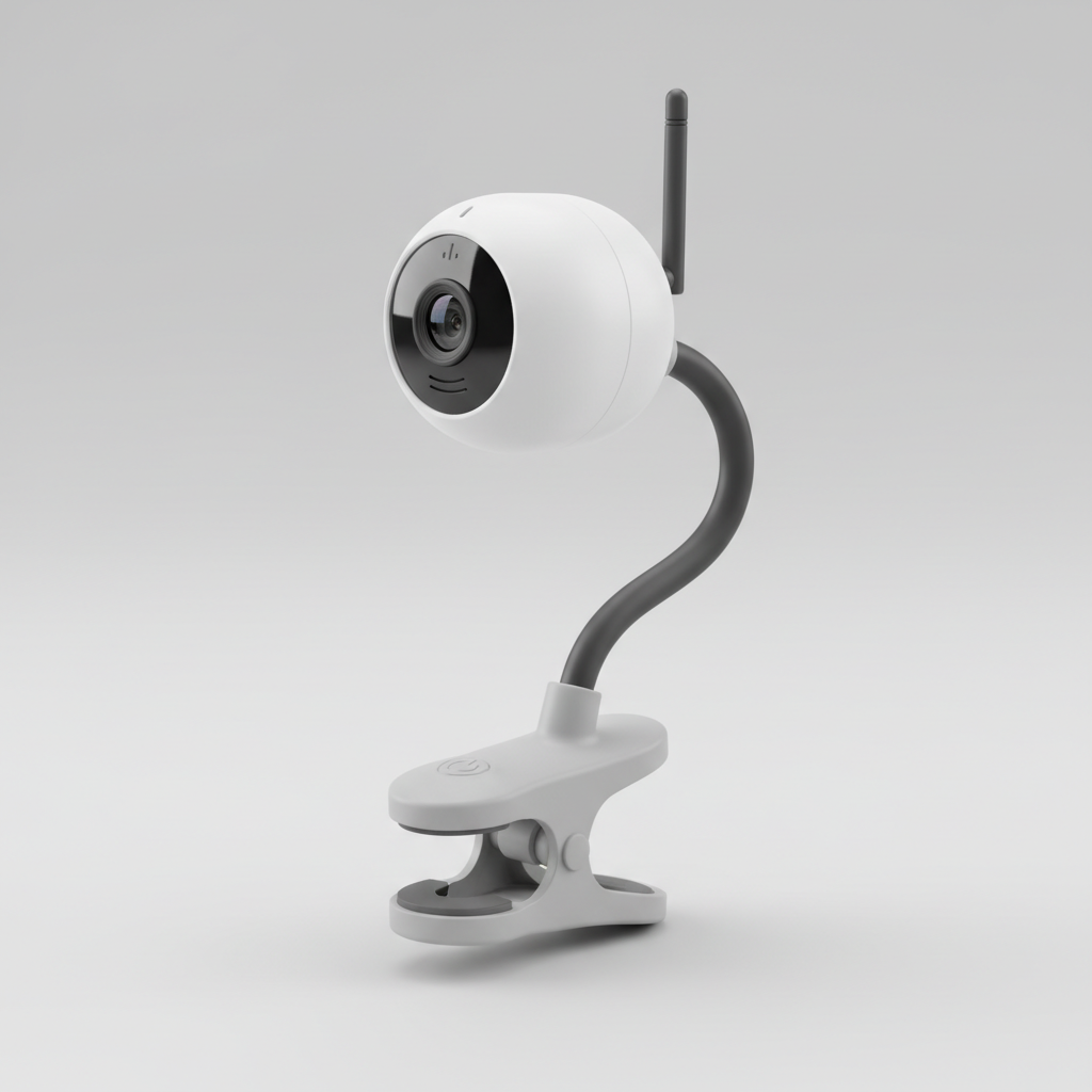 Babyphone Camera sans WiFi avec Support Lit