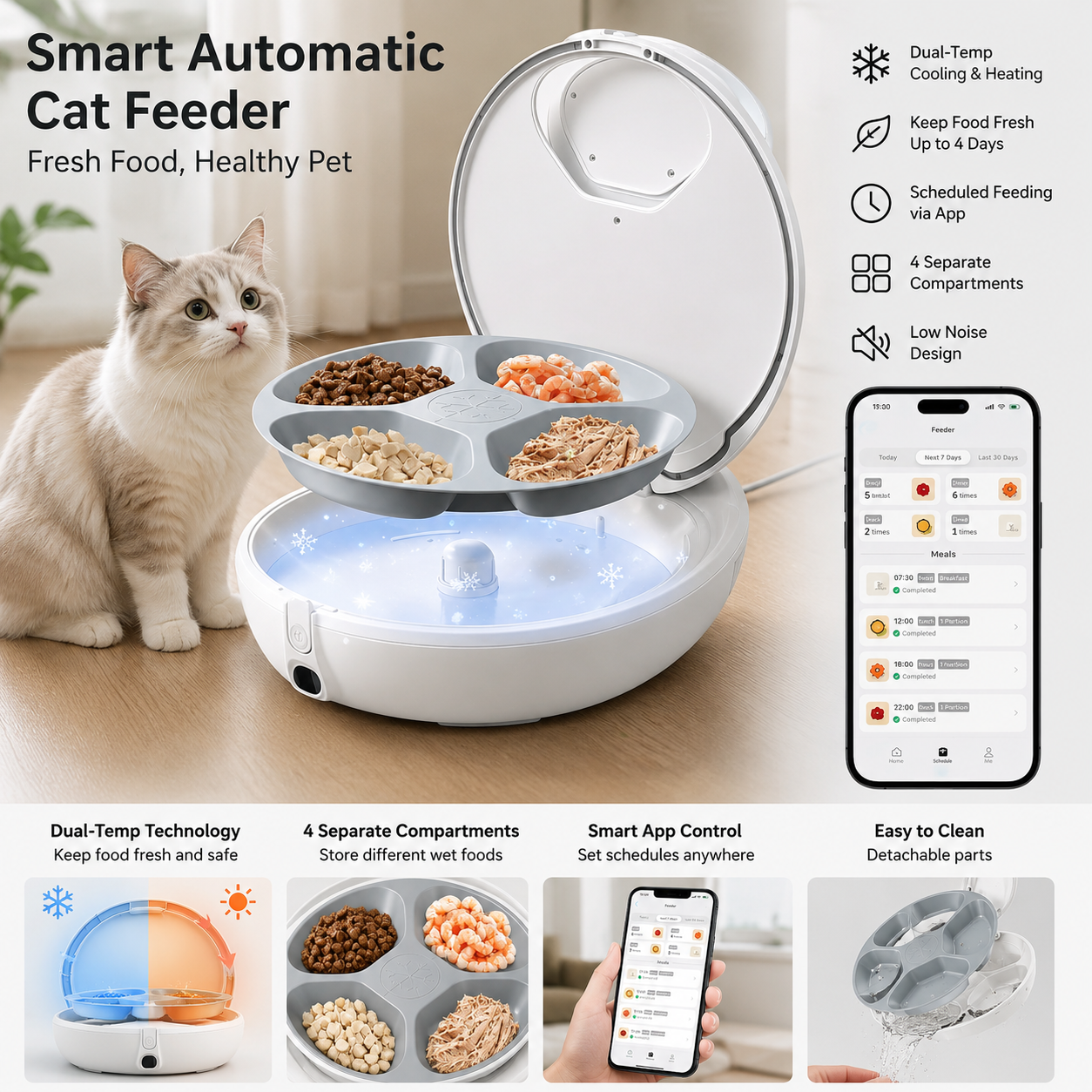 Auto cat feeder