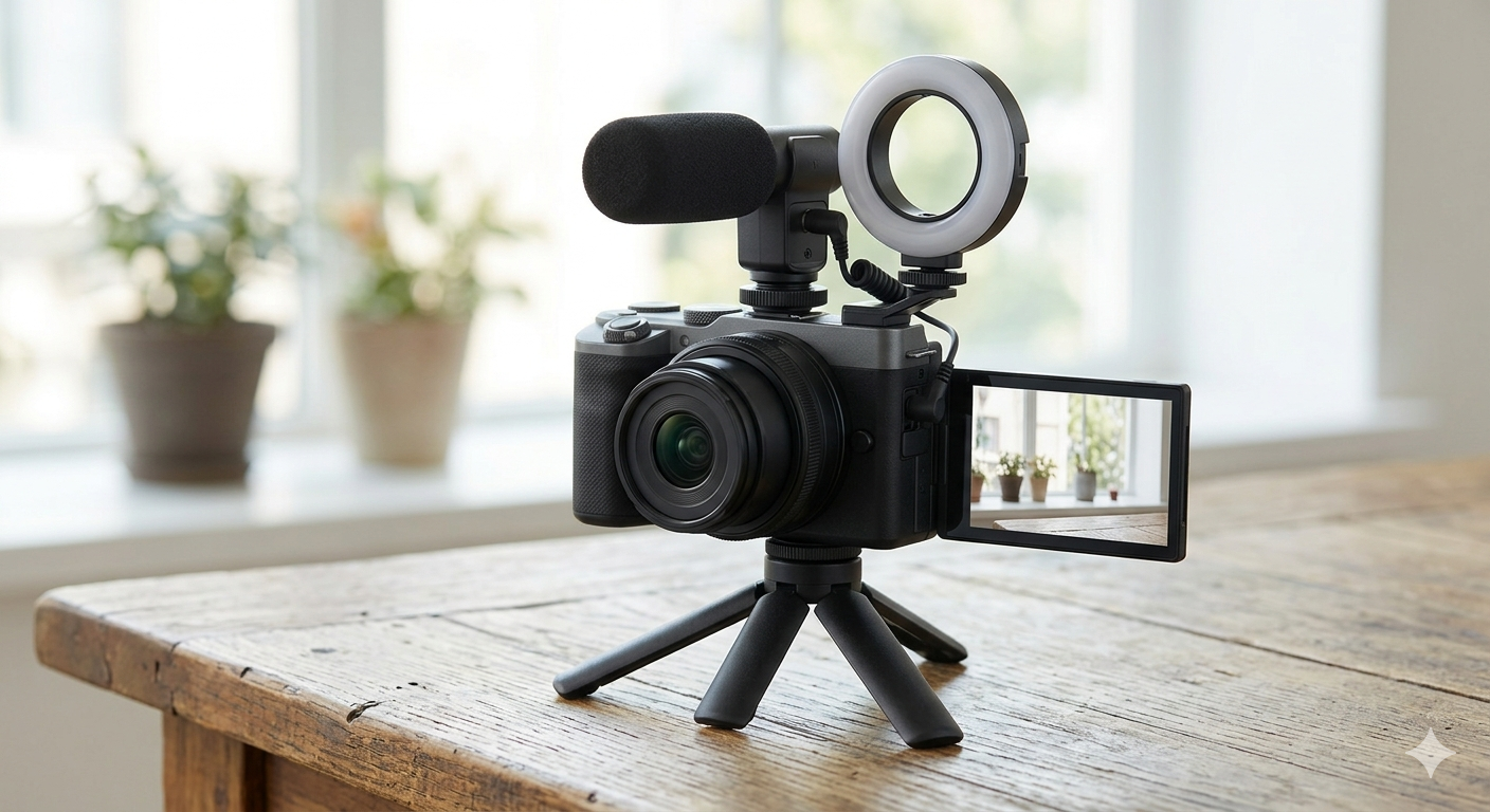 Digital Camera 1080P 44MP Vlogging Camera