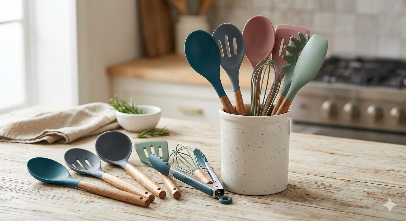 Silicone Kitchen Utensils Set