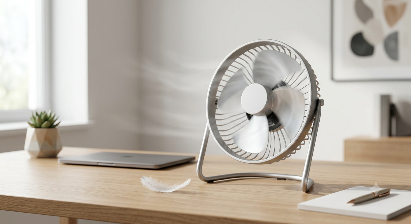DDKJ Ventilateur de Bureau Silencieux 20dB