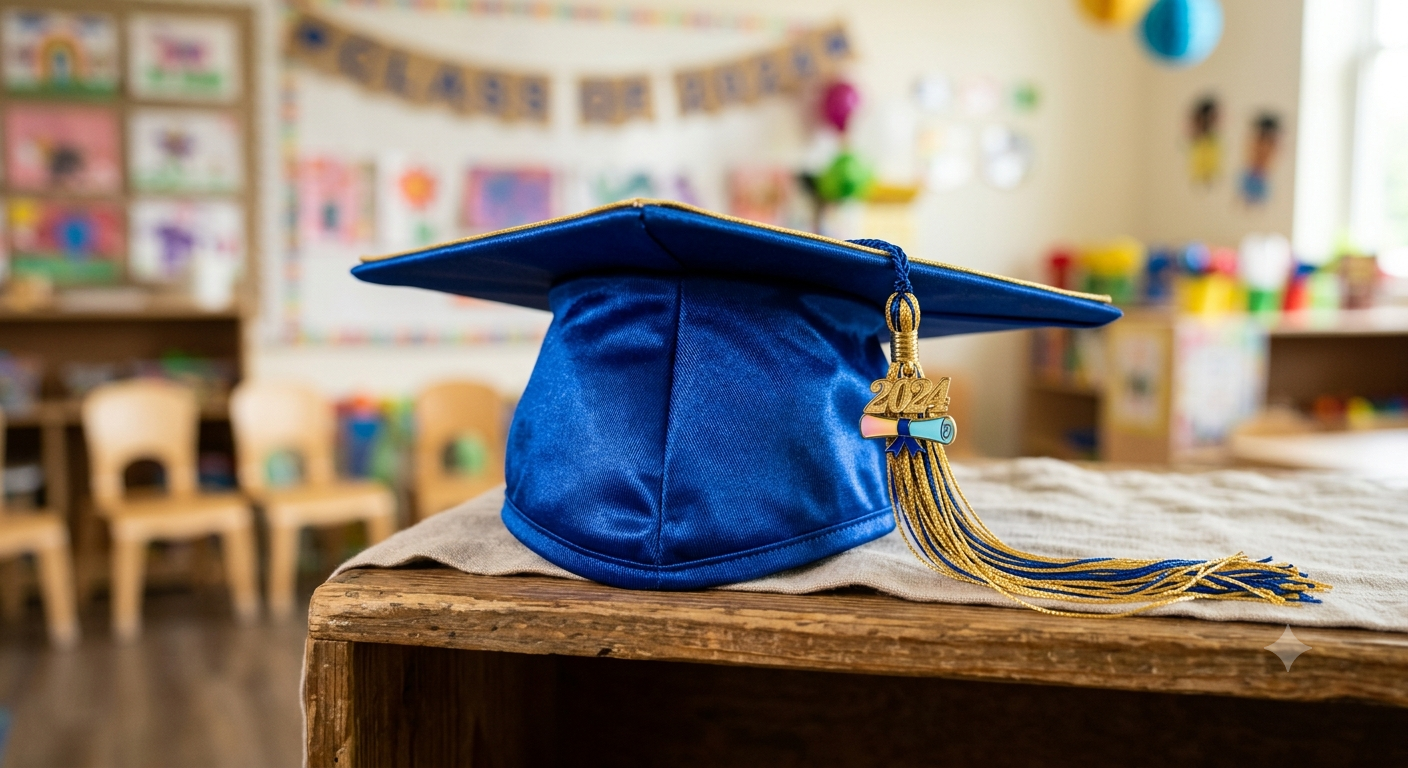 Shiny Kindergarten Graduation Cap