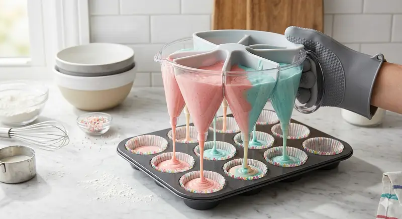 Cupcake Batter Separator for Baking